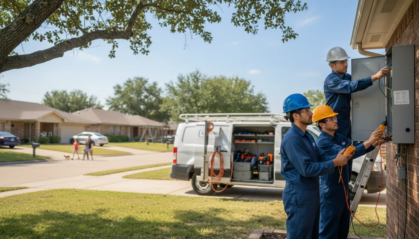 Certified electrician providing emergency electrical services in Dobson, NC